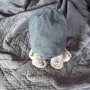 Lands' End Gray Fleece Hat